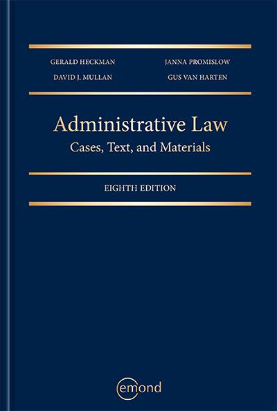 Administrative Law: Cases, Text And Materials 8e