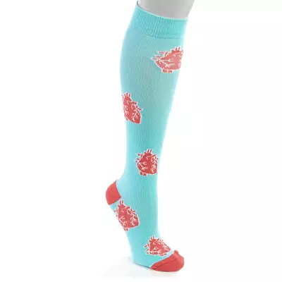 Heart Breathable Compression Socs