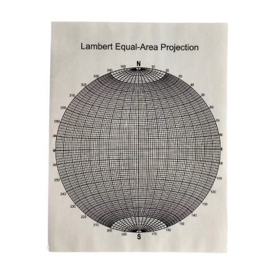 Stereonet Lambert Projection