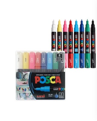 Posca Marker Set 1m Water Based Paint