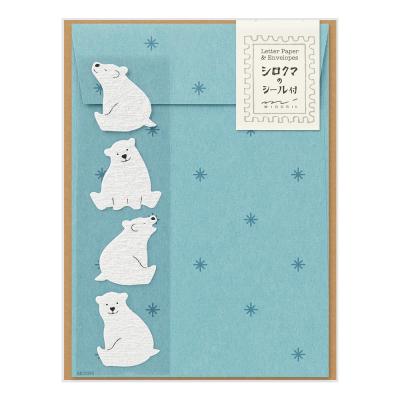 Letter Set With Stickers 636 Polar Bear A