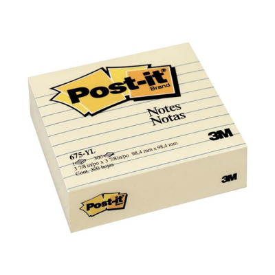 Post It Lined Yellow 4 X 4 300 Sheets