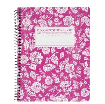 Decomp Notebook  Marshmallow Flower