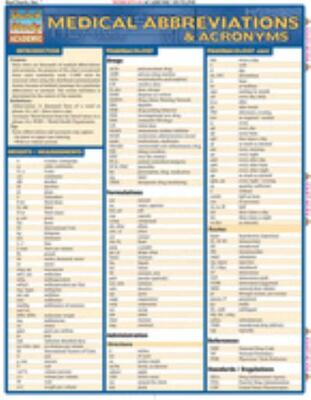 Medical Abbreviations And Acronyms