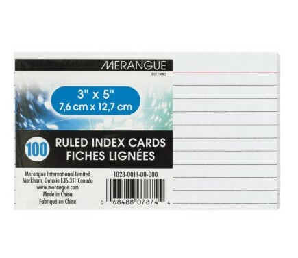Index Cards Linded 3x5