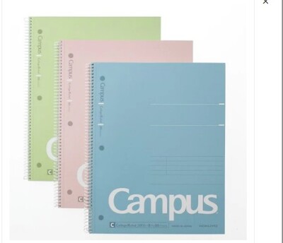 Campus Spiral Notebook College Ruled 80 Sheets