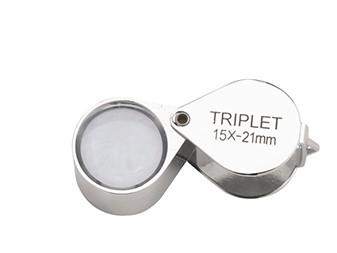 Loupe Metal 15x 21mm Triplet