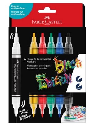 Shake & Panit Dual-Ended Acrylic Markers