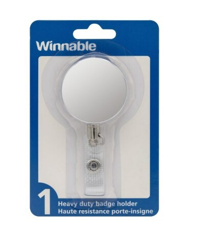 Badge Holder Stainless Steel Reel Heavy Duty