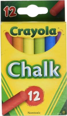 Crayola Dustless Chalk Assrt 12pcs