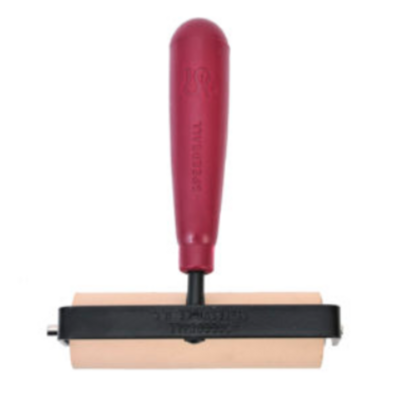 Brayer  Heavy Duty Steel Frame, Plastic Core 6" Soft Rubber