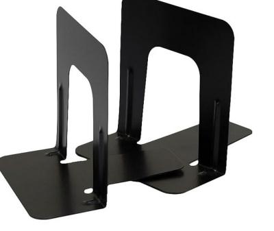 Bookends Black Steel Rib 4.75 X 5