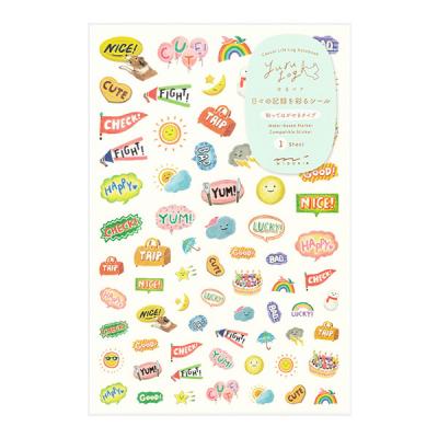 Yuru Log Sticker 1 Sheet  Feeling