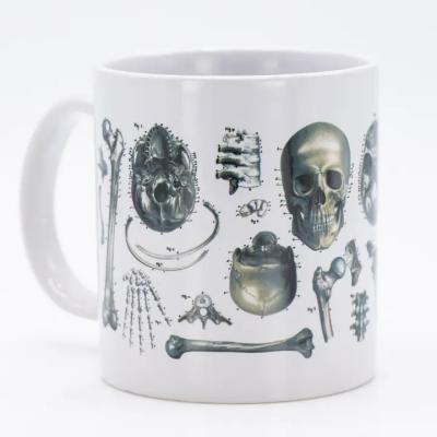 Ceramic Mega Mug Skeleton