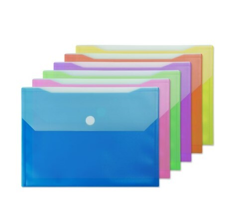 2-Pocket Poly Snap Letter Envelope