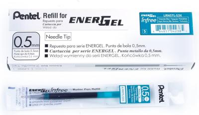 Refill Energel Infree Turquoise Blue 0.5Mm