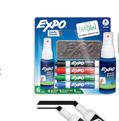 Expo Low Odor Dry Erase Marker Kit